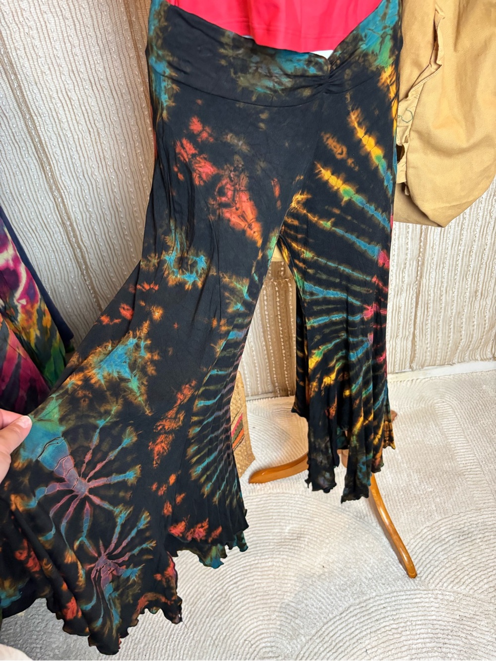 Tie-Dye mermaid - Black with Multicolor Accents